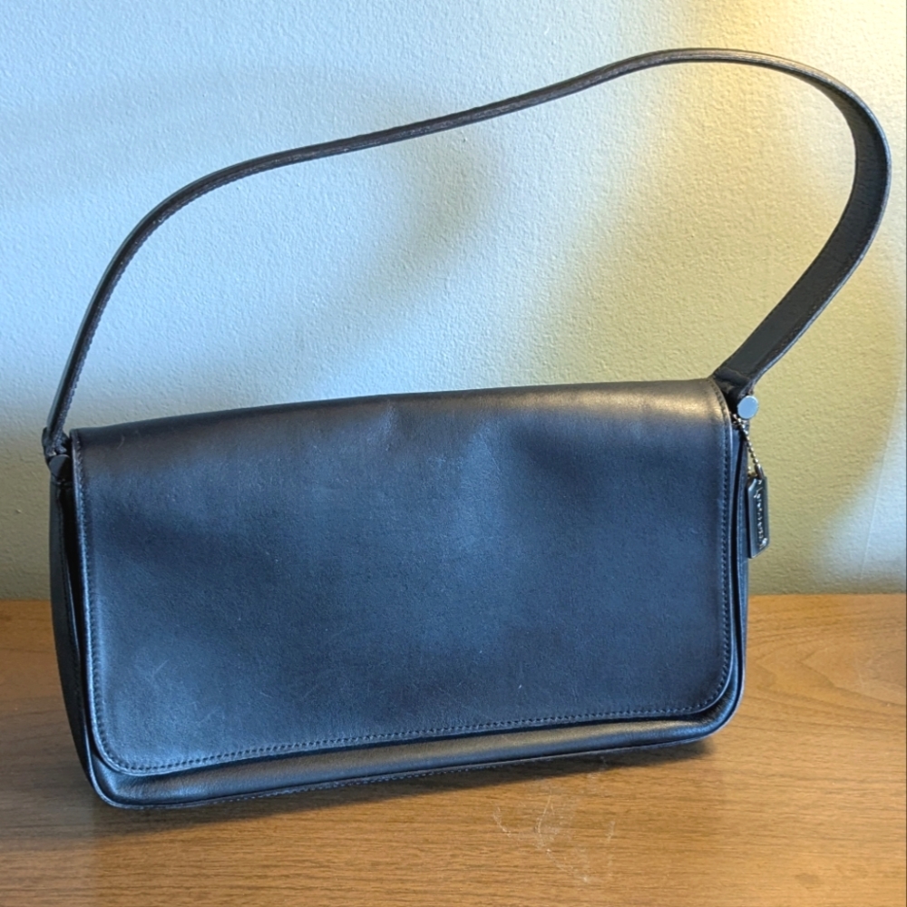 Coach Vintage Black Leather Bag